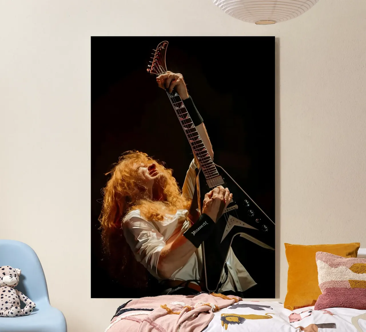 Dave Mustaine plexiglass da Digital Street art