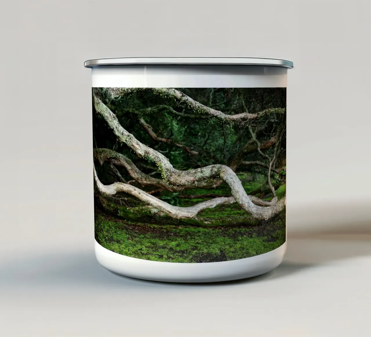 Albero a Tauranga, Nuova Zelanda tazza in smalto da Simon Koy