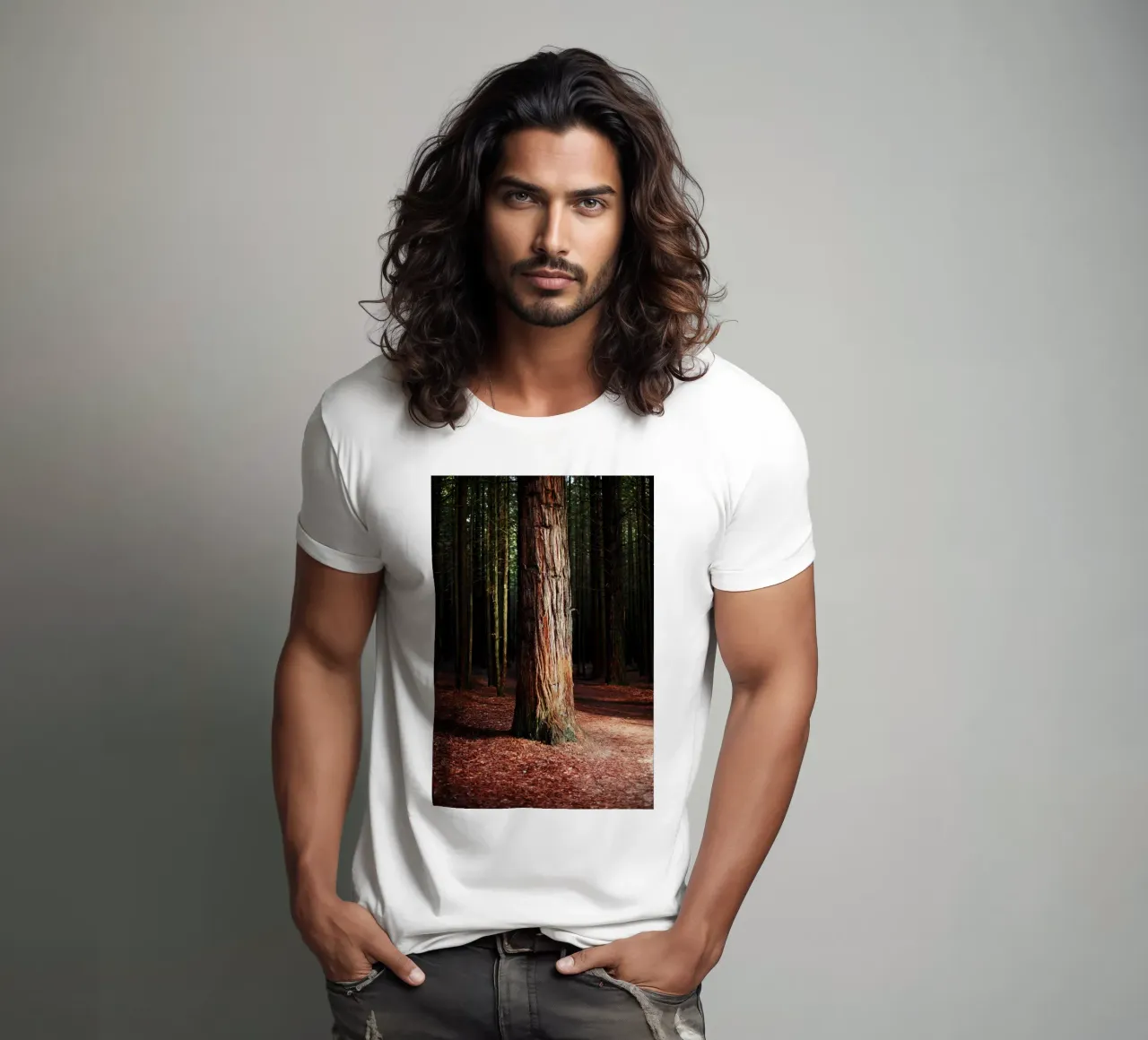 Albero a Rotorua, Nuova Zelanda t-shirt da Simon Koy