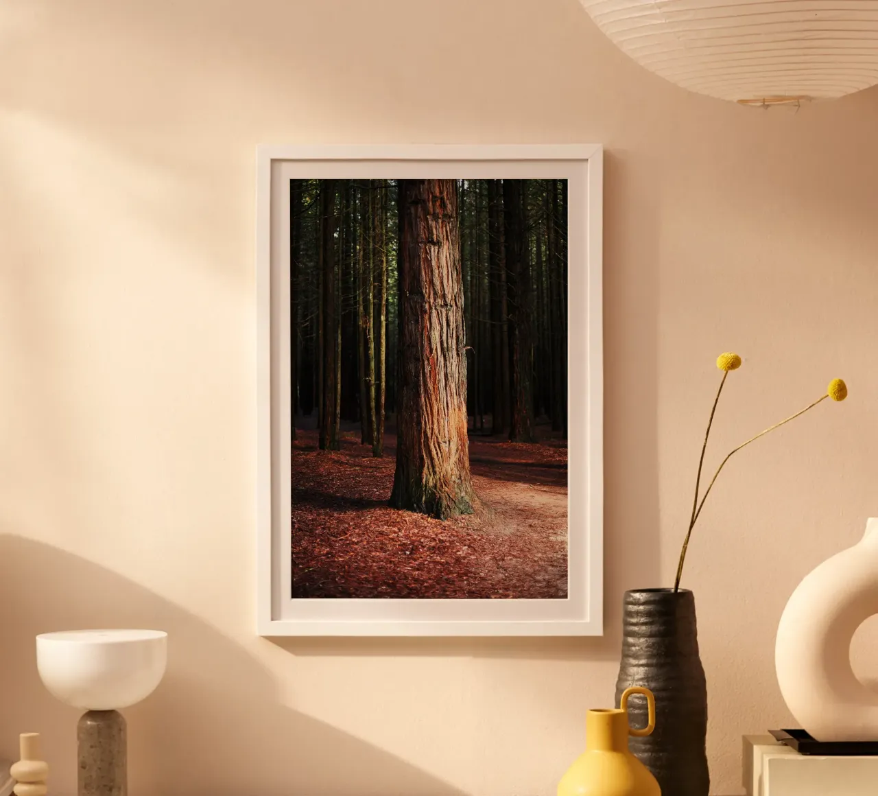 Albero a Rotorua, Nuova Zelanda carta hahnemühle da Simon Koy