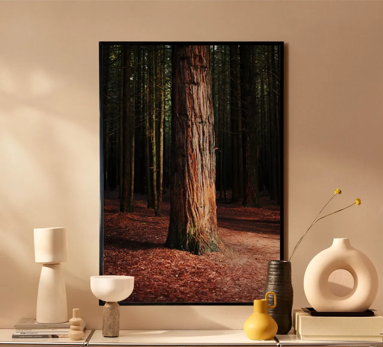 Albero a Rotorua, Nuova Zelanda carta hahnemühle da Simon Koy