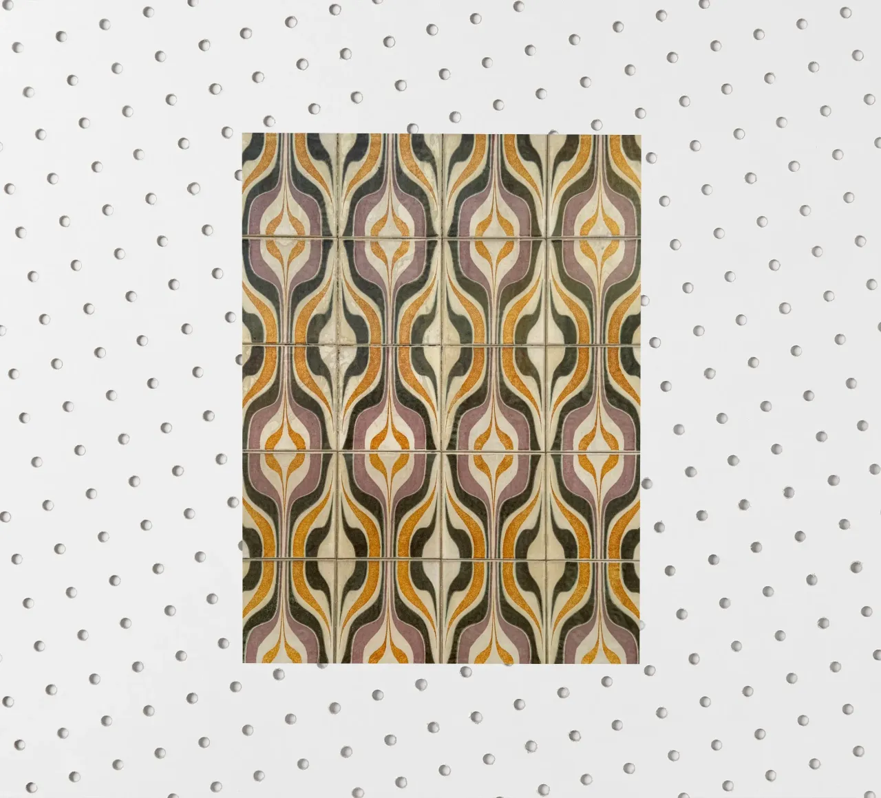 Retro Geometric Tile Pattern adesivo da byrieneke