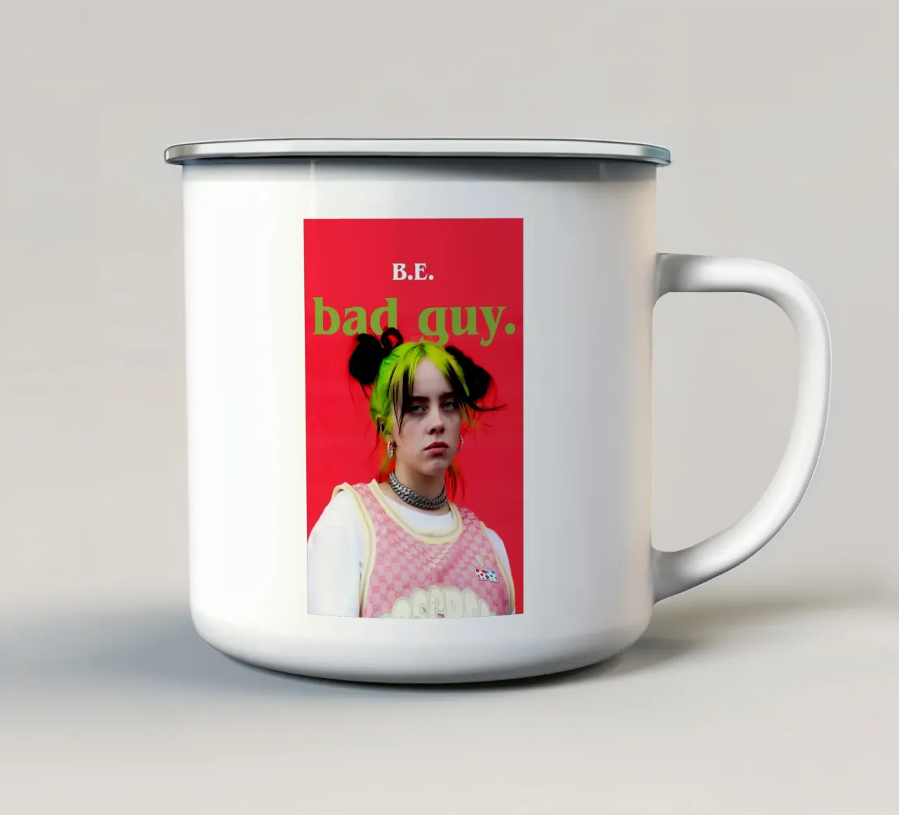 Il manifesto del fenomeno dark pop tazza in smalto da bakeryy