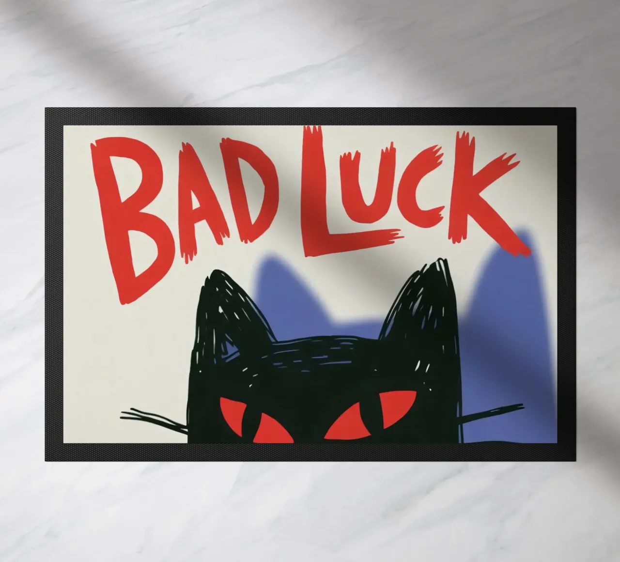 Bad Luck Cat - Umorismo nero e stile grafico zerbino da Plain Thoughts
