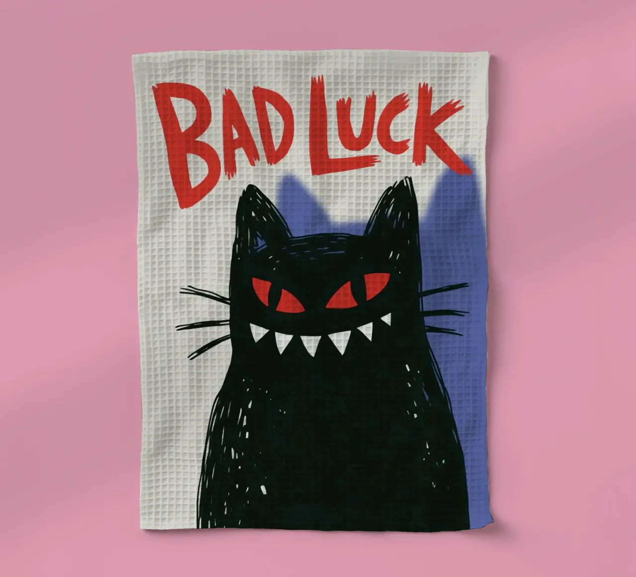Bad Luck Cat - Umorismo nero e stile grafico canovaccio da cucina da Plain Thoughts