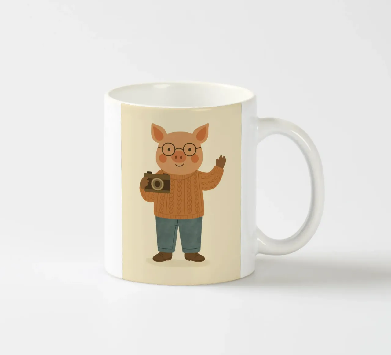 Il maiale tazza in ceramica da kokoprint