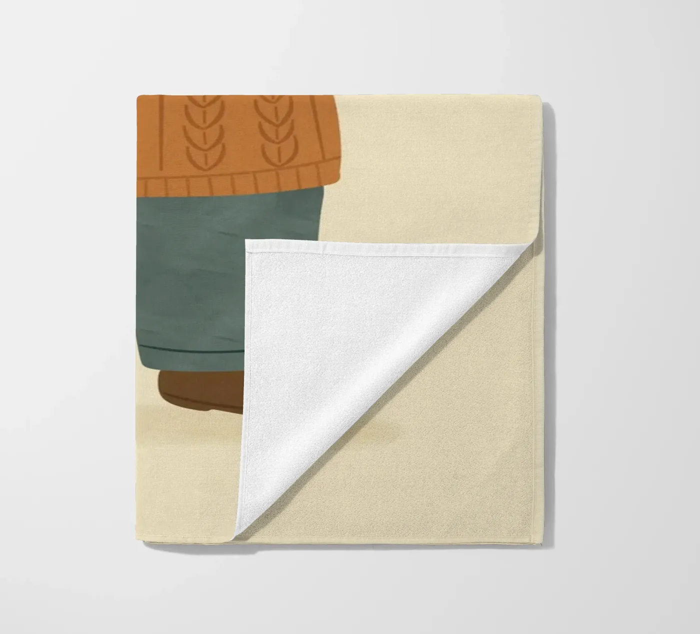 Il maiale telo mare da kokoprint