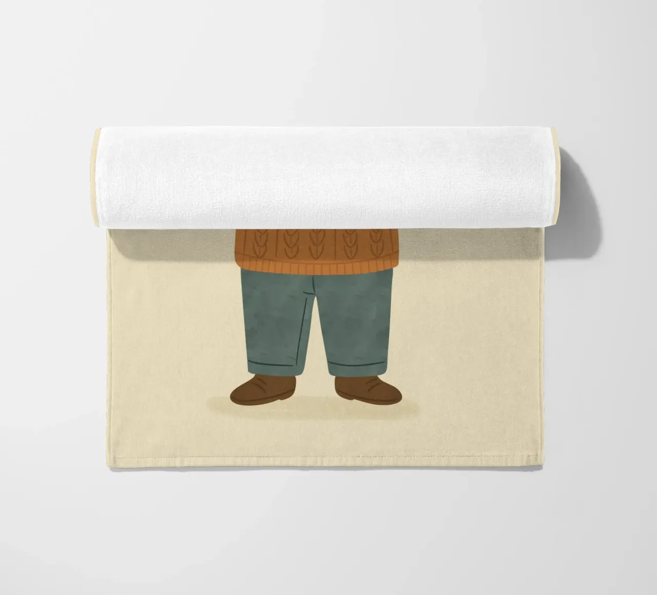 Il maiale telo mare da kokoprint