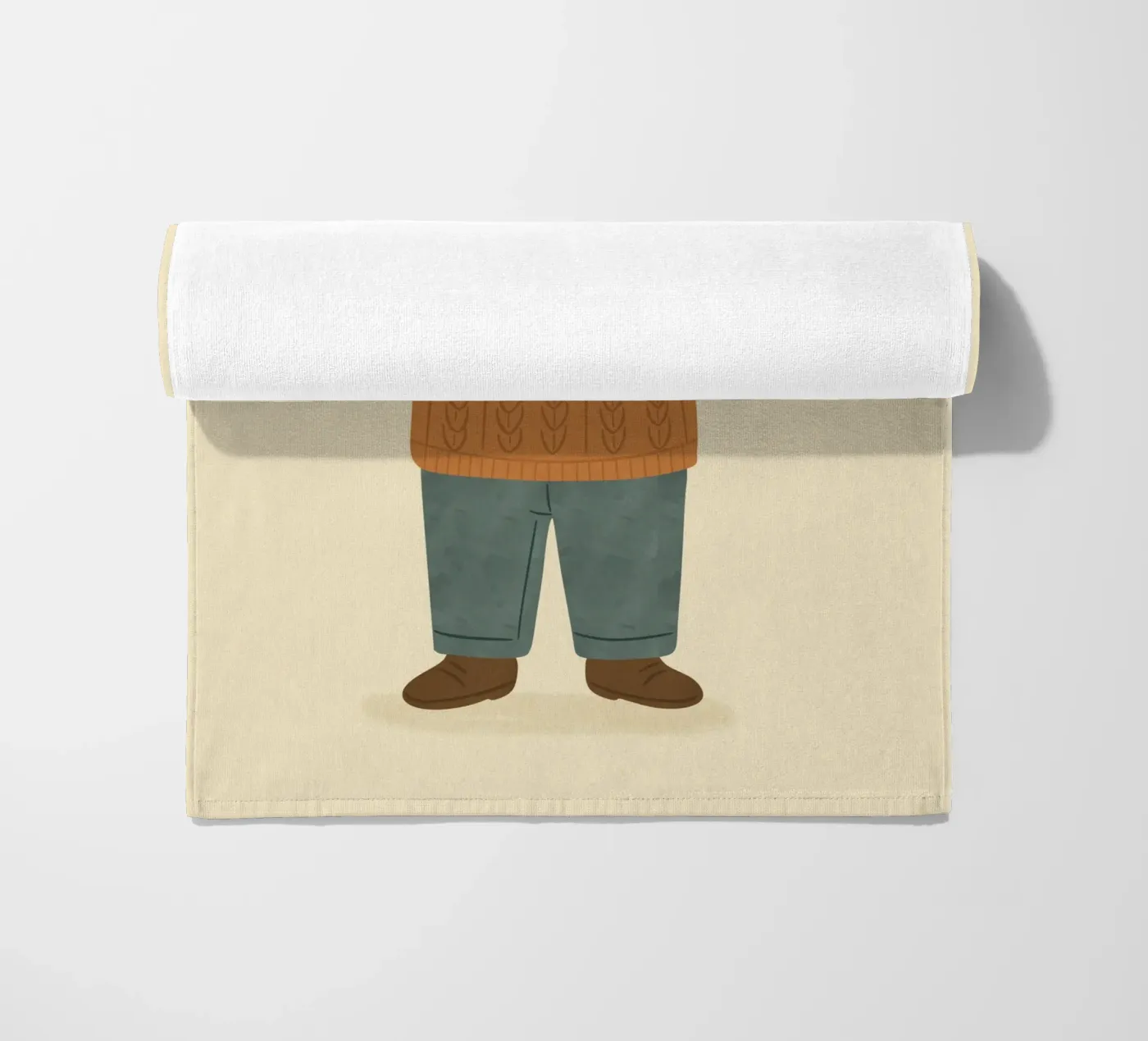 Il maiale telo mare da kokoprint