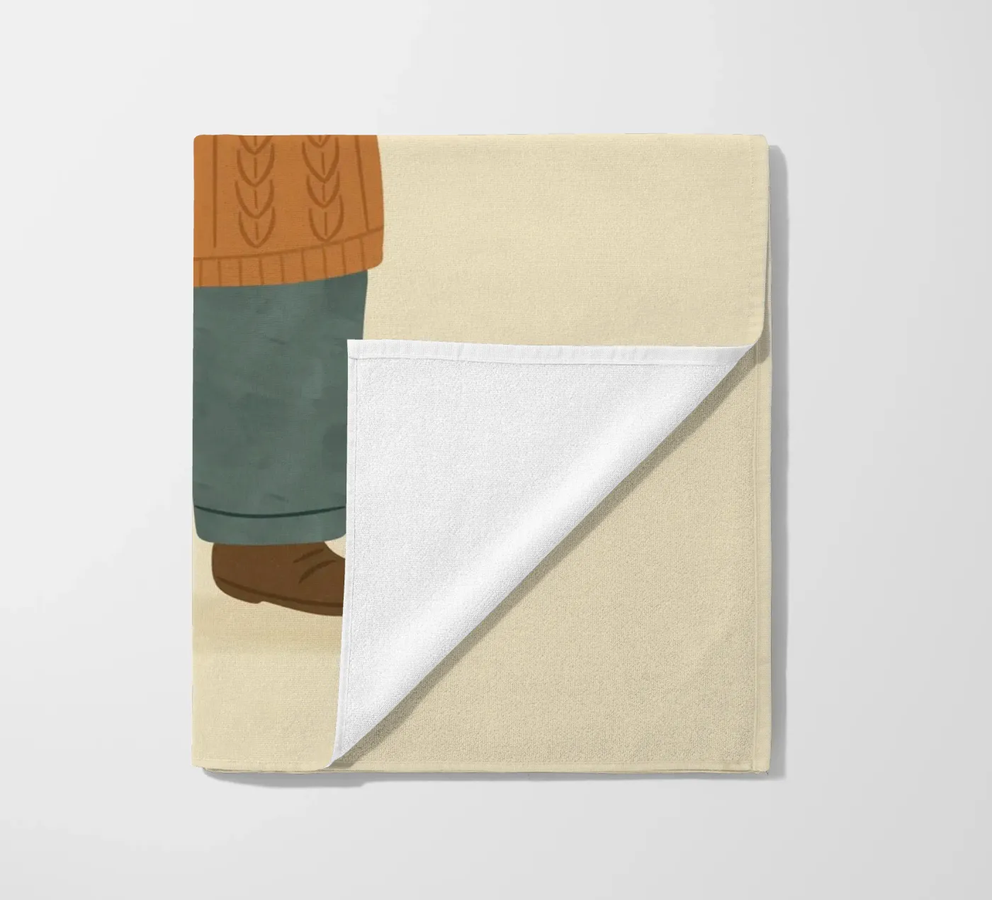 Il maiale telo mare da kokoprint