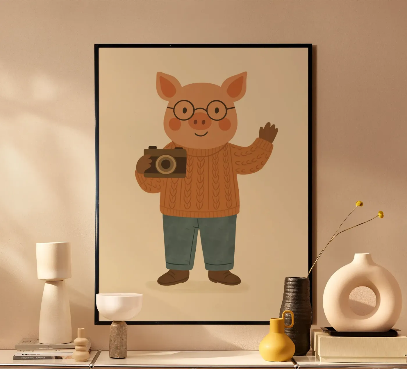 The pig poster by kokoprint