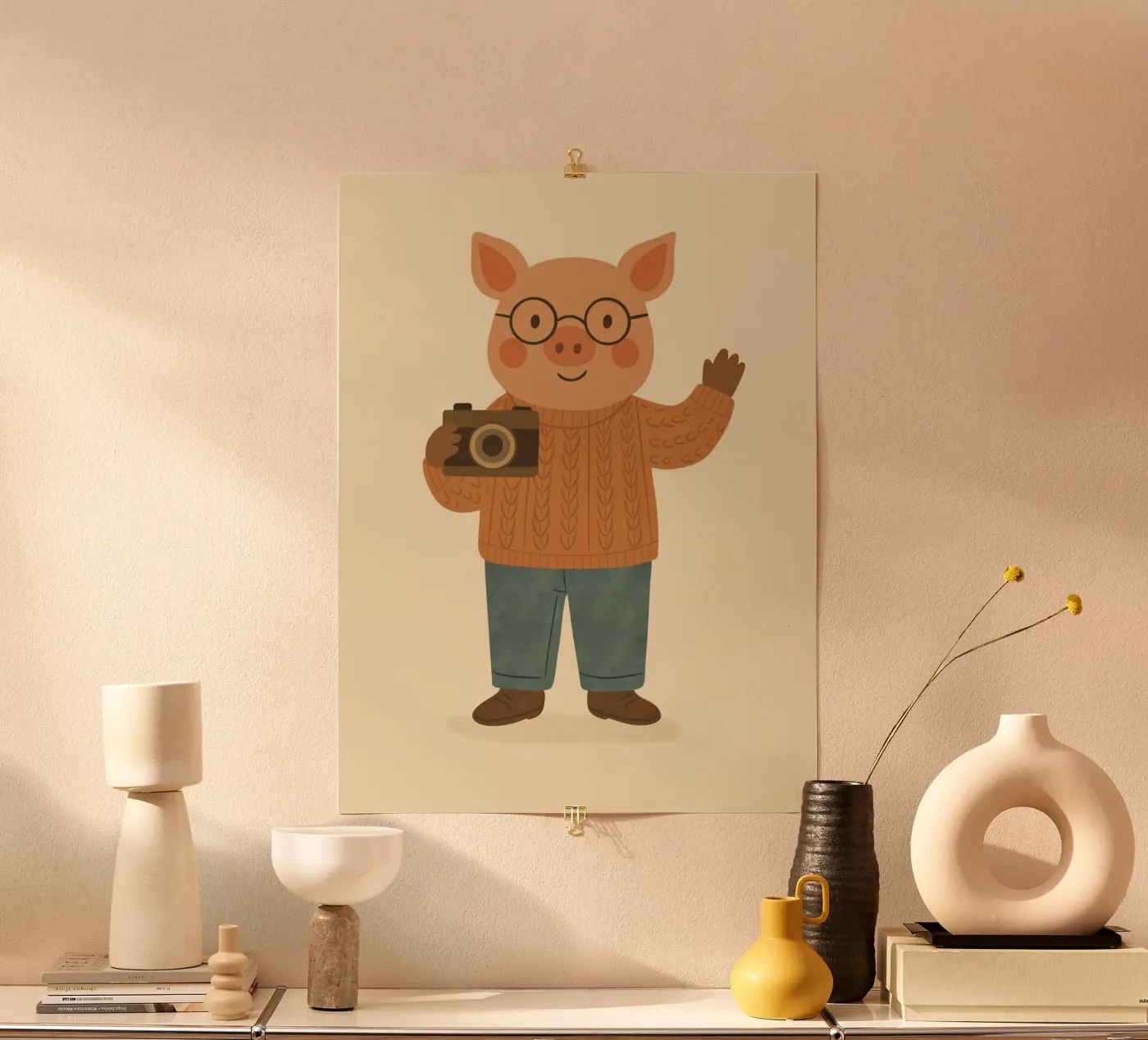 The pig poster by kokoprint