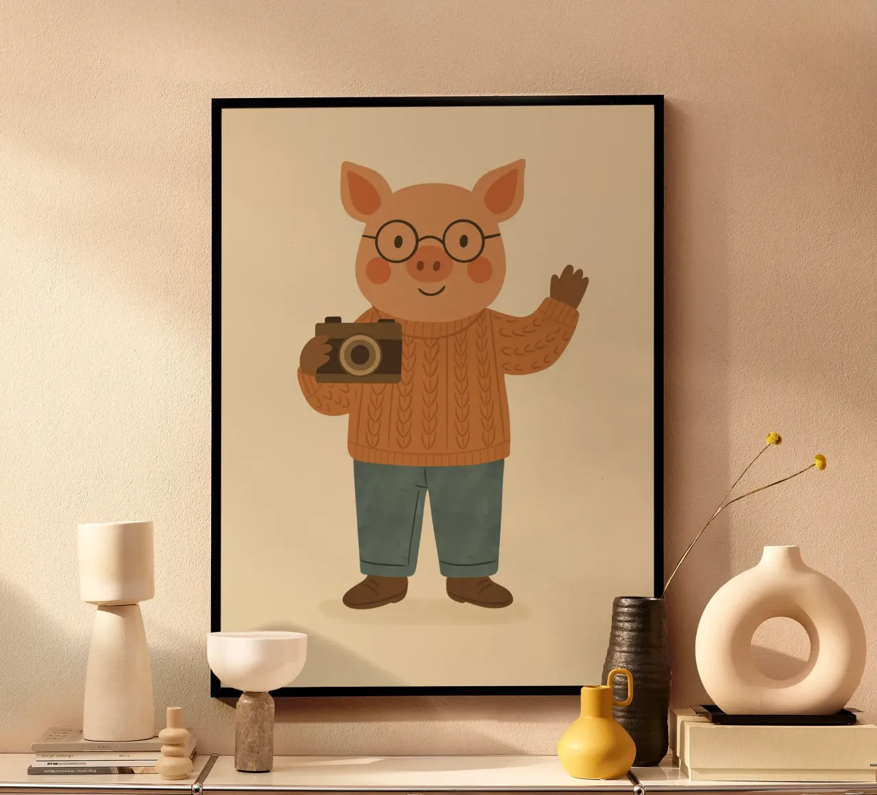 Il maiale poster da kokoprint