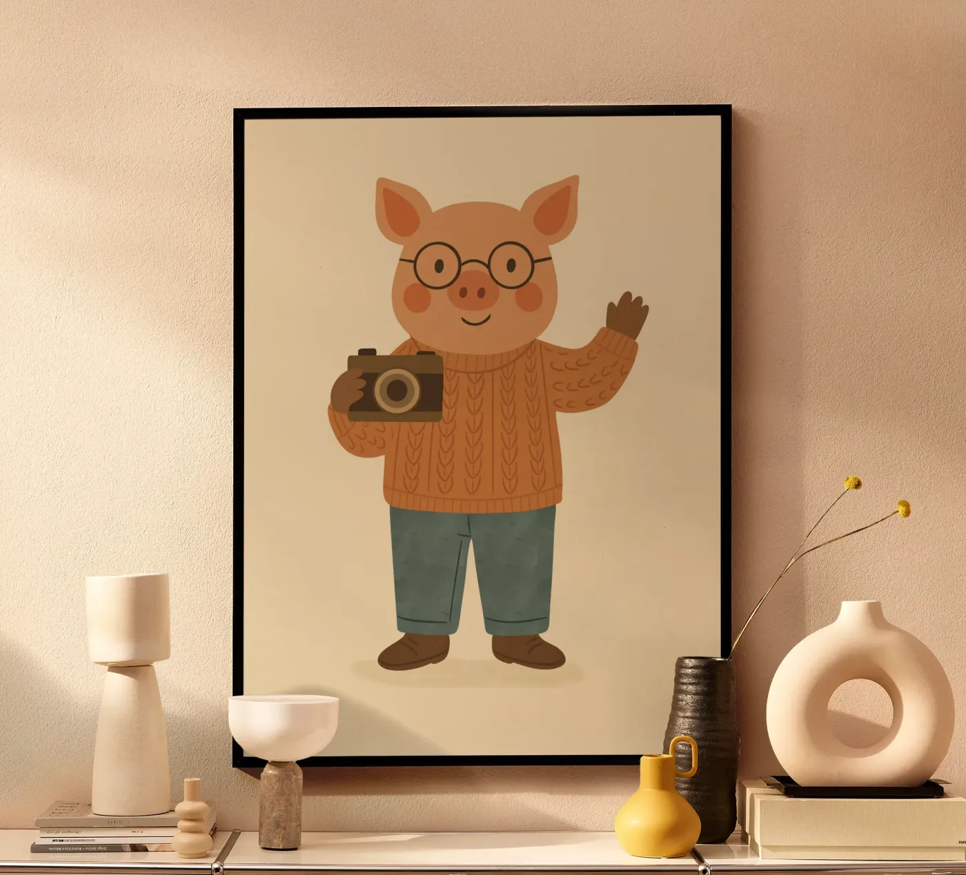 The pig poster by kokoprint