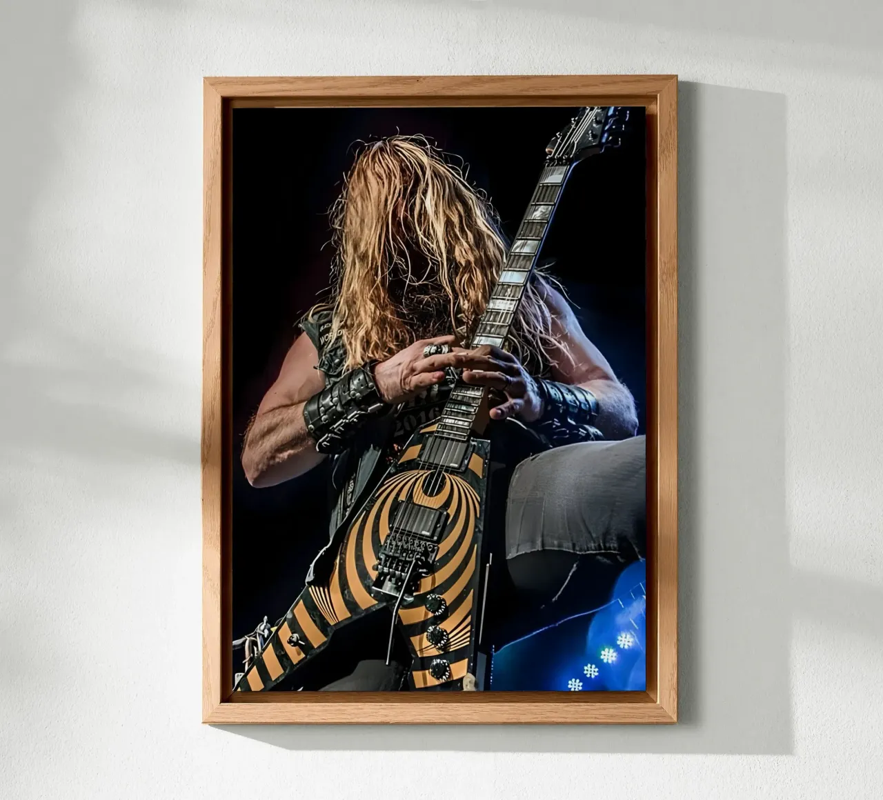 Zakk Wylde alluminio dibond da The Poster Hub