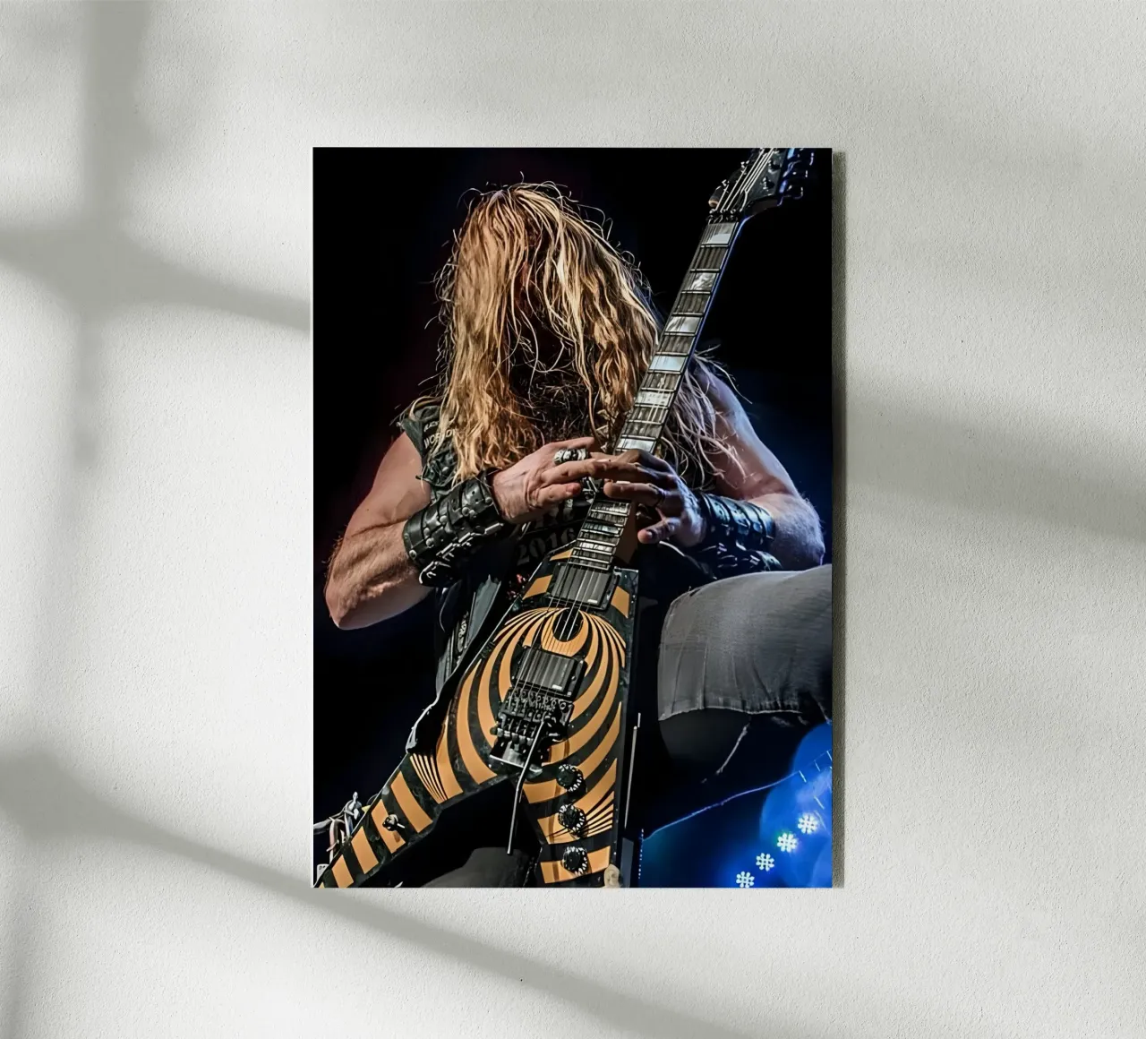 Zakk Wylde alluminio dibond da The Poster Hub