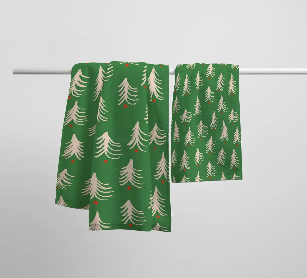 Àlex Roda - Simple Christmas asciugamano da bagno da The Artcircle