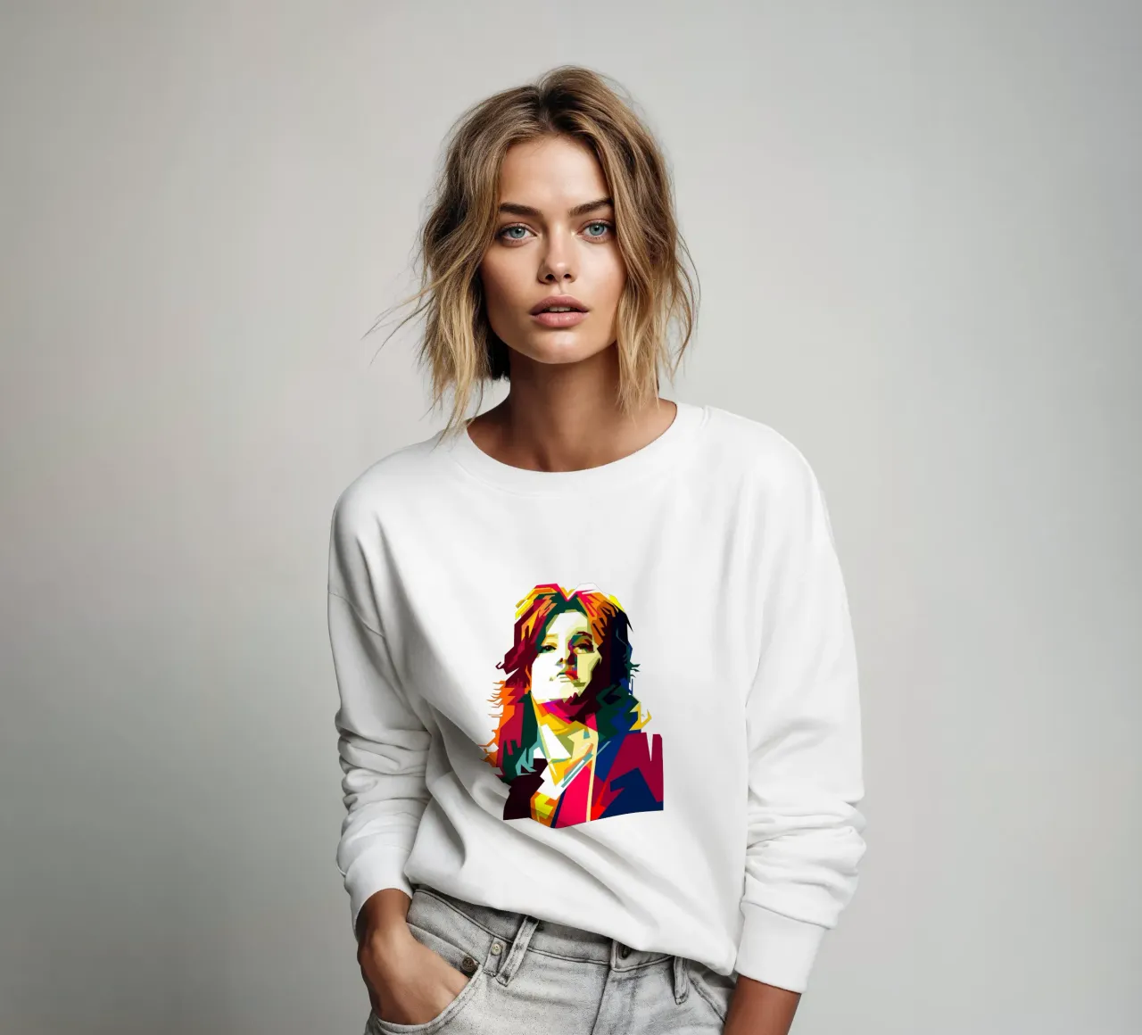 Suzi Quatro Strumblin' In Classic Rock Pop Art WPAP felpa da Artkreator