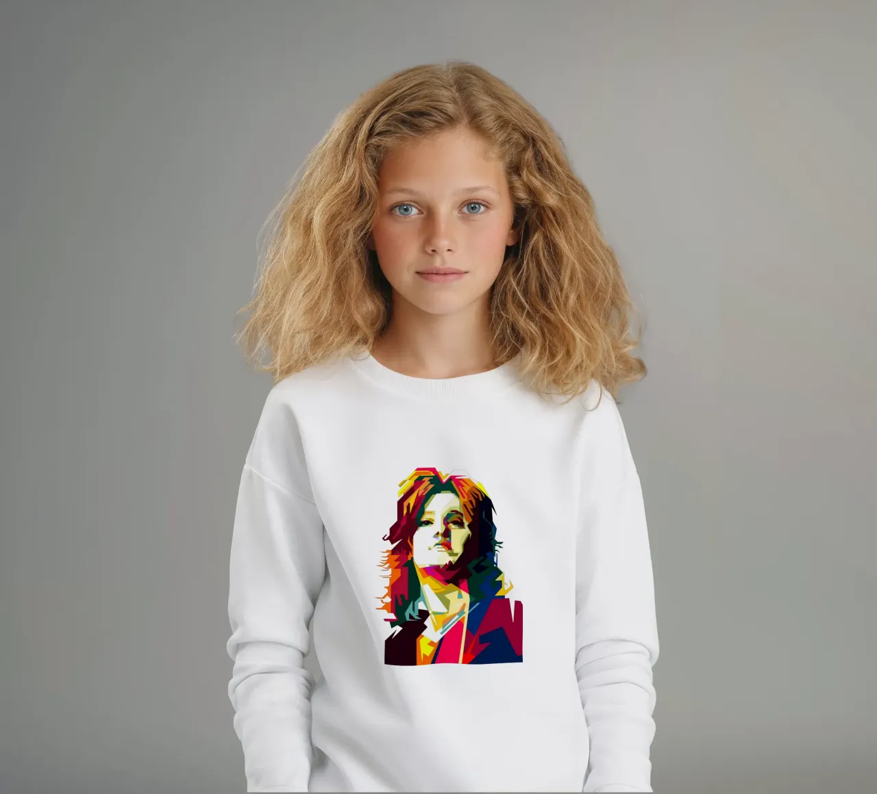 Suzi Quatro Strumblin' In Classic Rock Pop Art WPAP felpa bambino da Artkreator