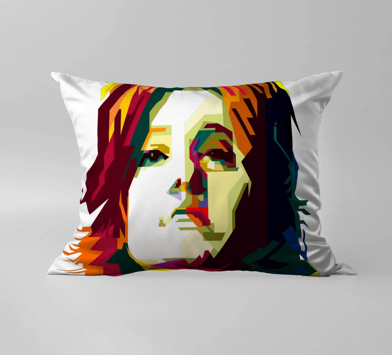 Suzi Quatro Strumblin' In Classic Rock Pop Art WPAP cuscino da Artkreator
