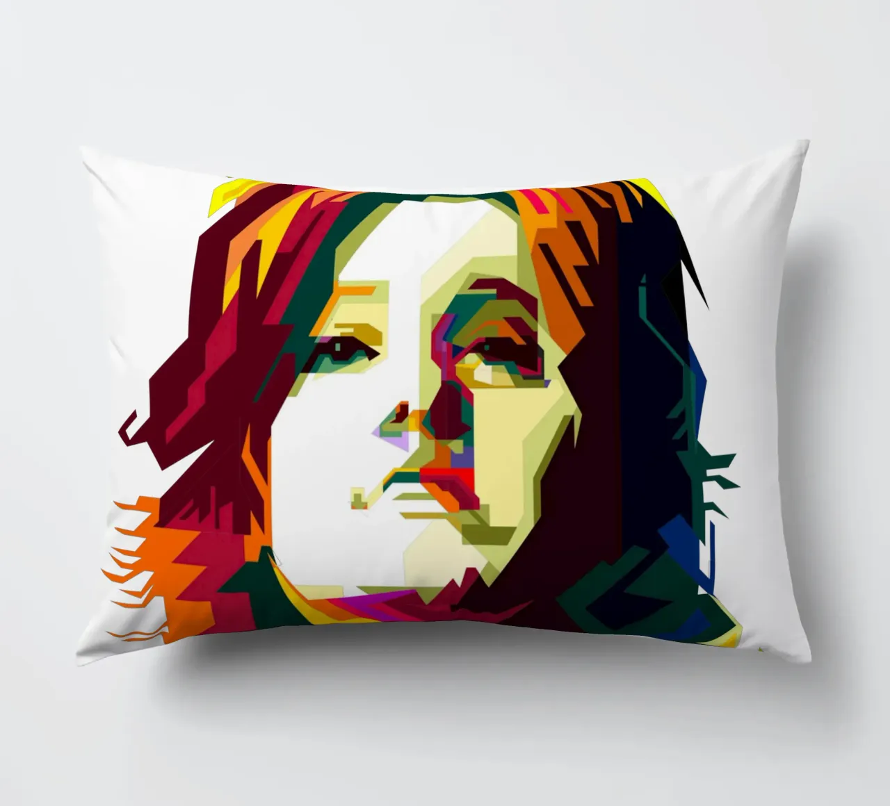 Suzi Quatro Strumblin' In Classic Rock Pop Art WPAP cuscino da Artkreator