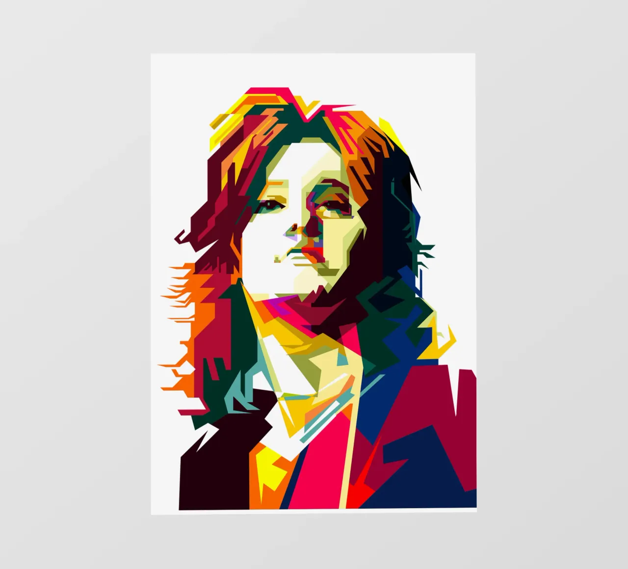 Suzi Quatro Strumblin' In Classic Rock Pop Art WPAP telo in pvc da Artkreator