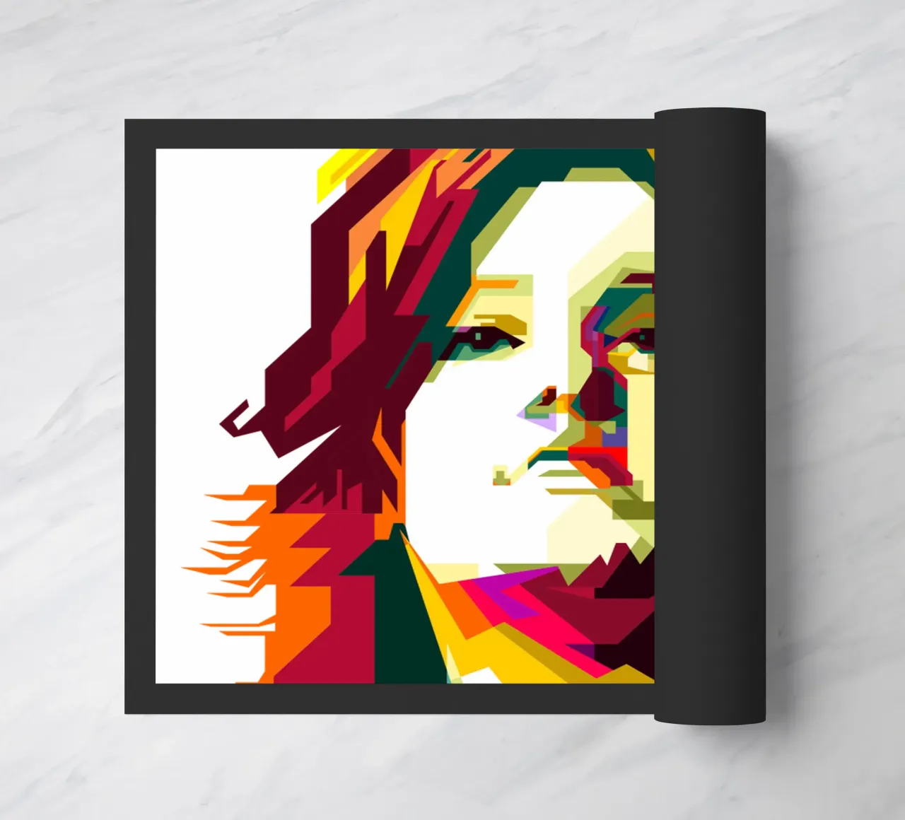 Suzi Quatro Strumblin' In Classic Rock Pop Art WPAP zerbino da Artkreator