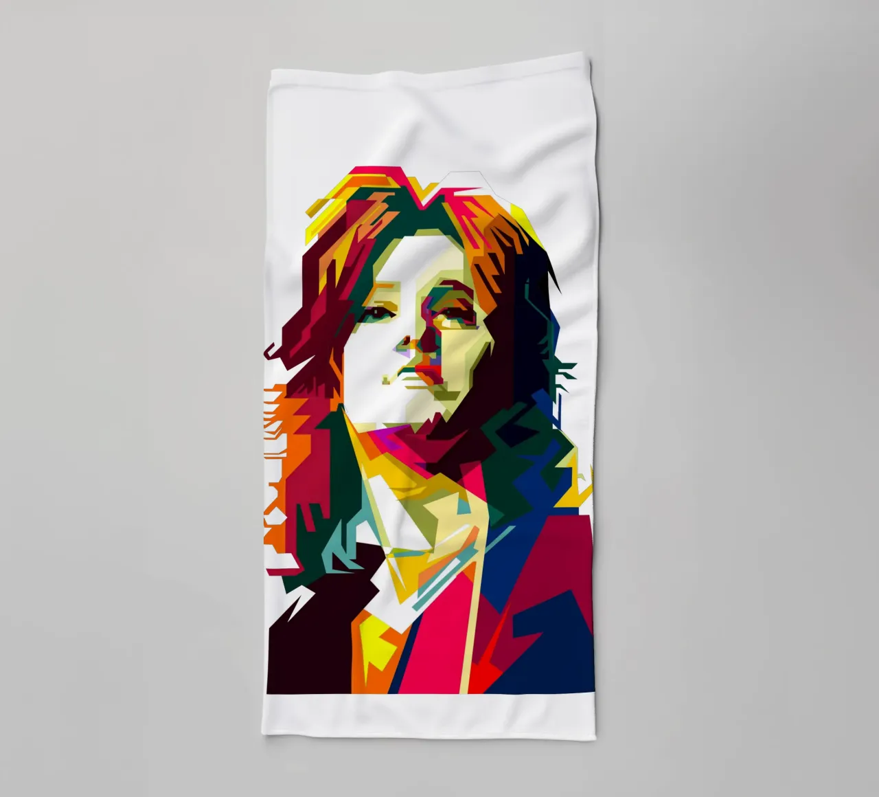 Suzi Quatro Strumblin' In Classic Rock Pop Art WPAP asciugamano da bagno da Artkreator