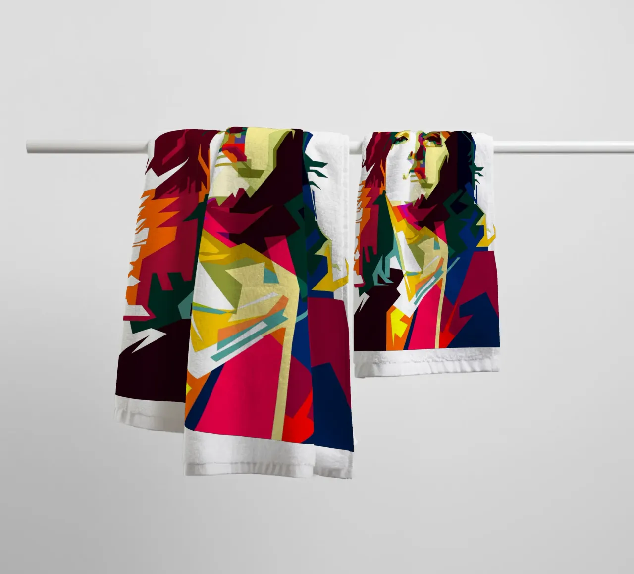 Suzi Quatro Strumblin' In Classic Rock Pop Art WPAP asciugamano da bagno da Artkreator