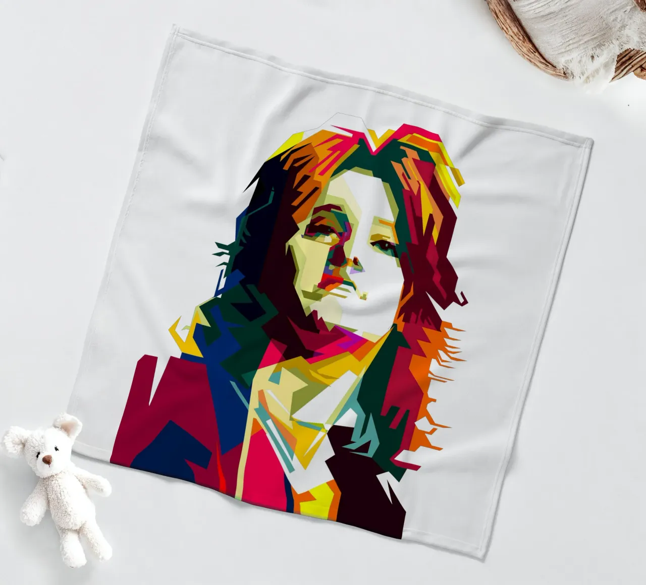 Suzi Quatro Strumblin' In Klassischer Rock Pop Kunst WPAP Fleecedecke von Artkreator