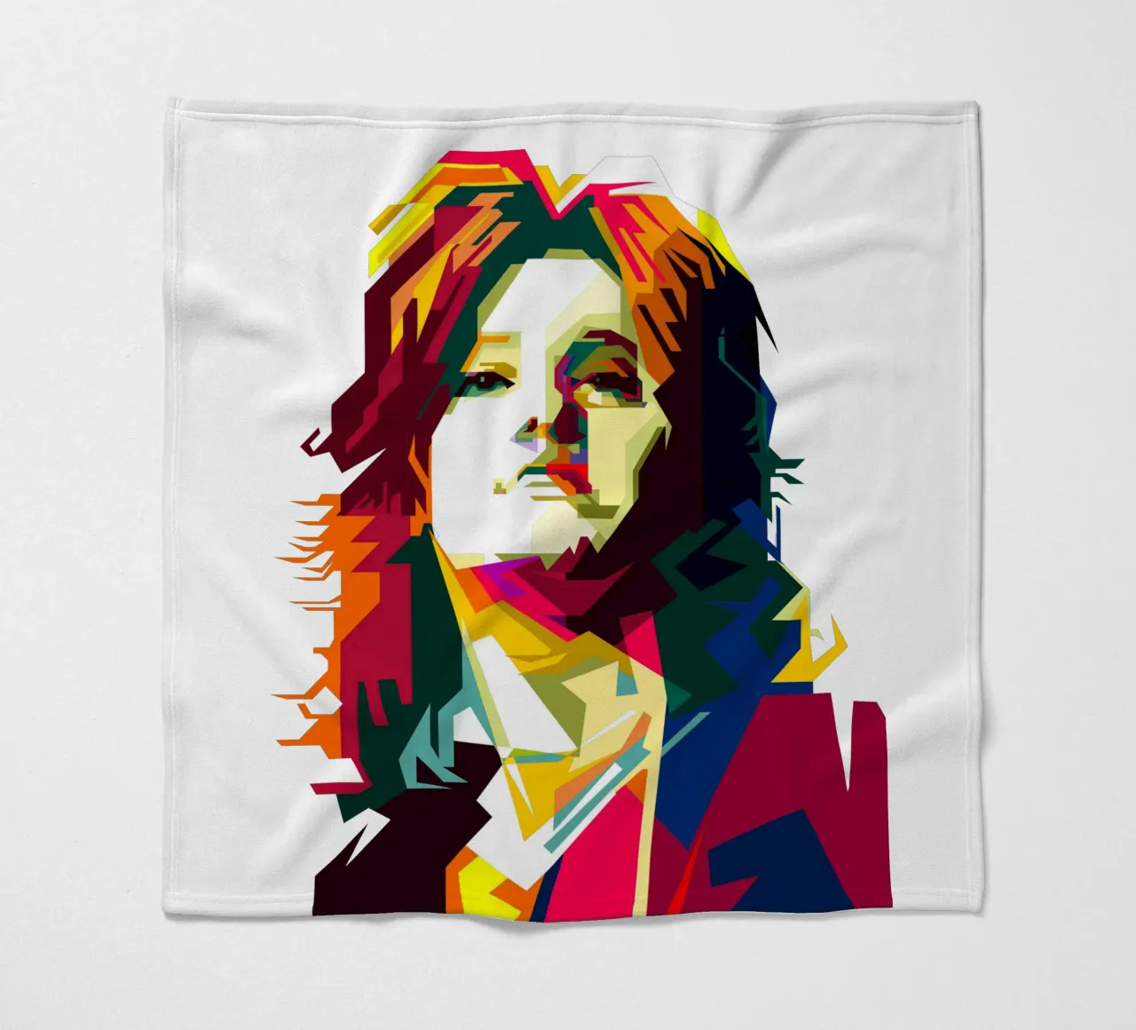 Suzi Quatro Strumblin' In Klassischer Rock Pop Kunst WPAP Fleecedecke von Artkreator