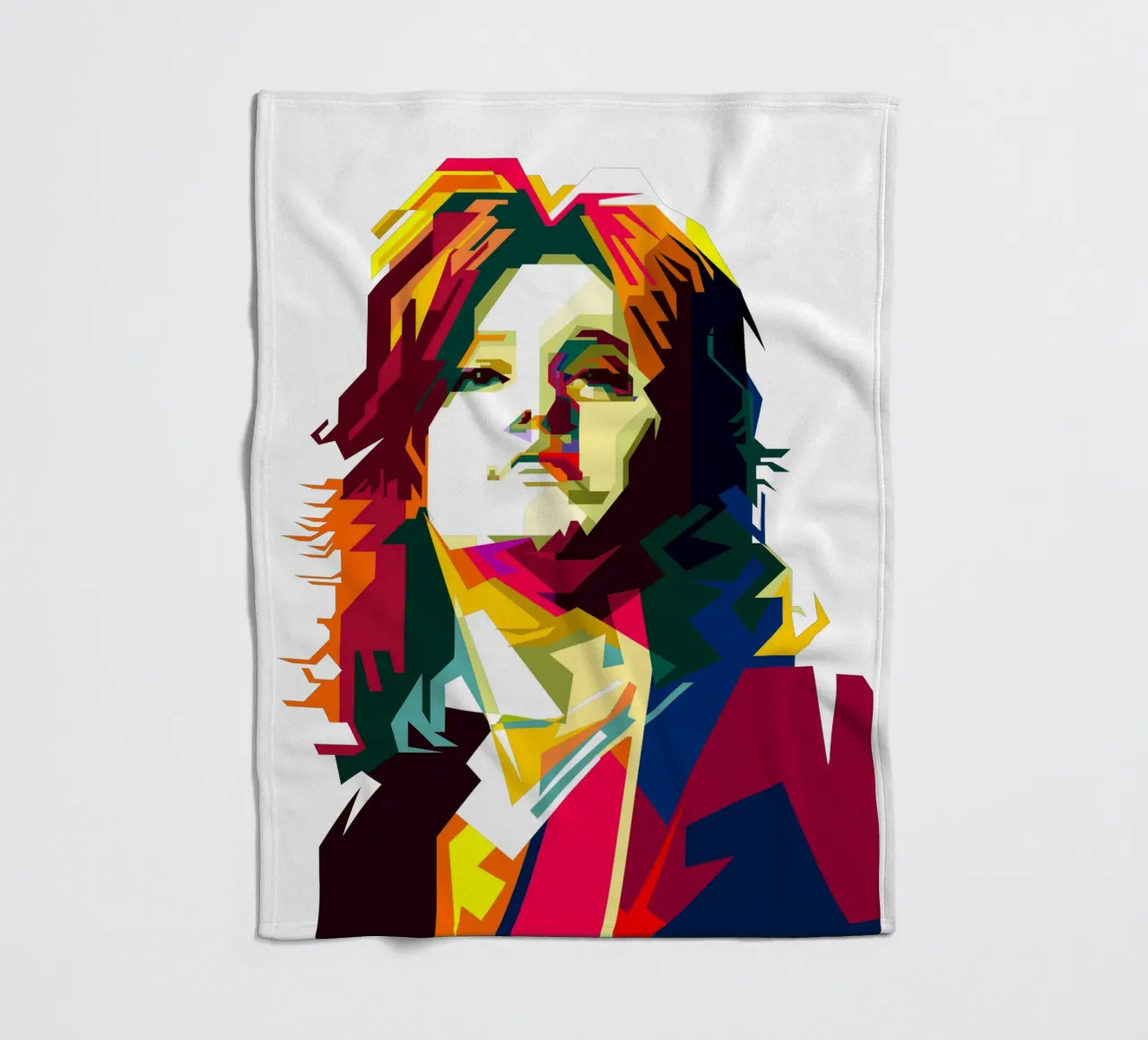 Suzi Quatro Strumblin' In Klassischer Rock Pop Kunst WPAP Fleecedecke von Artkreator