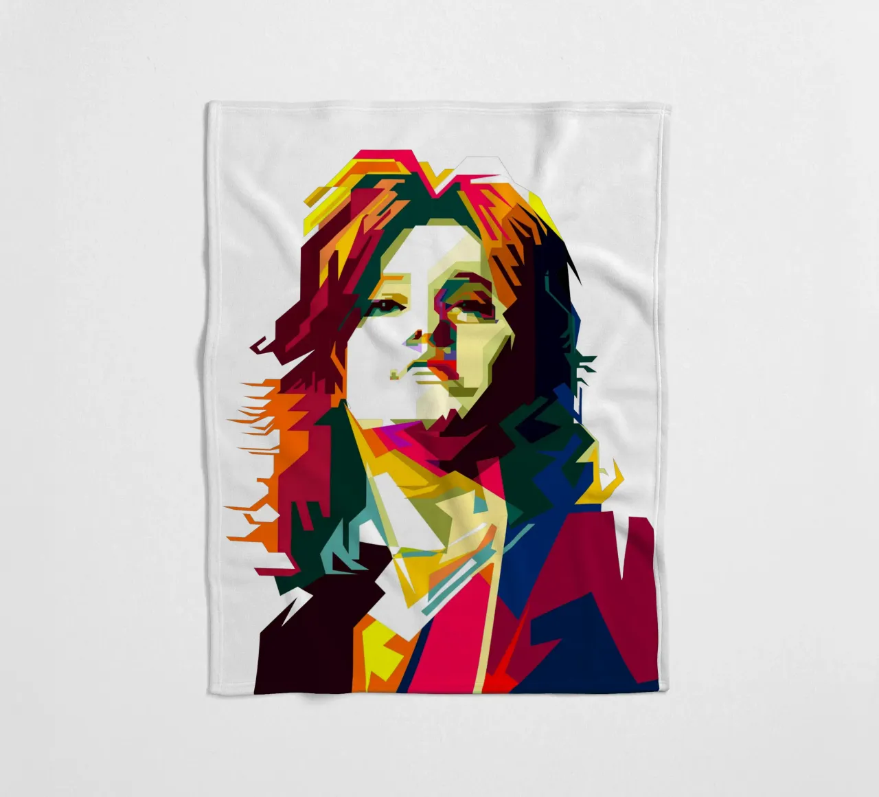 Suzi Quatro Strumblin' In Klassischer Rock Pop Kunst WPAP Fleecedecke von Artkreator