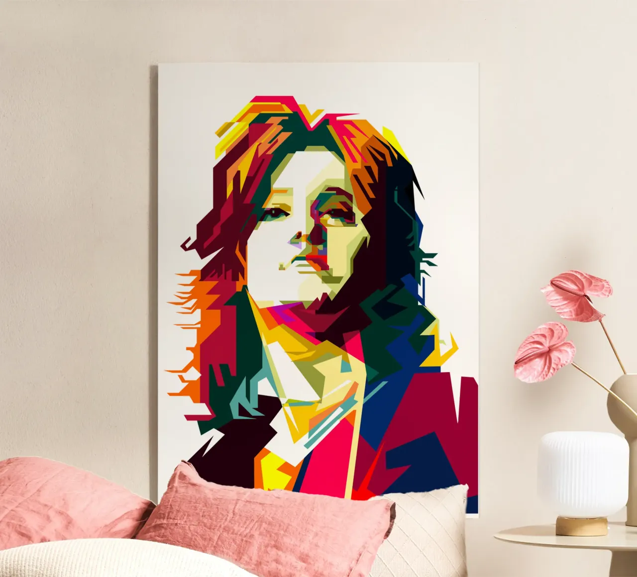 Suzi Quatro Strumblin' In Classic Rock Pop Art WPAP plexiglass da Artkreator