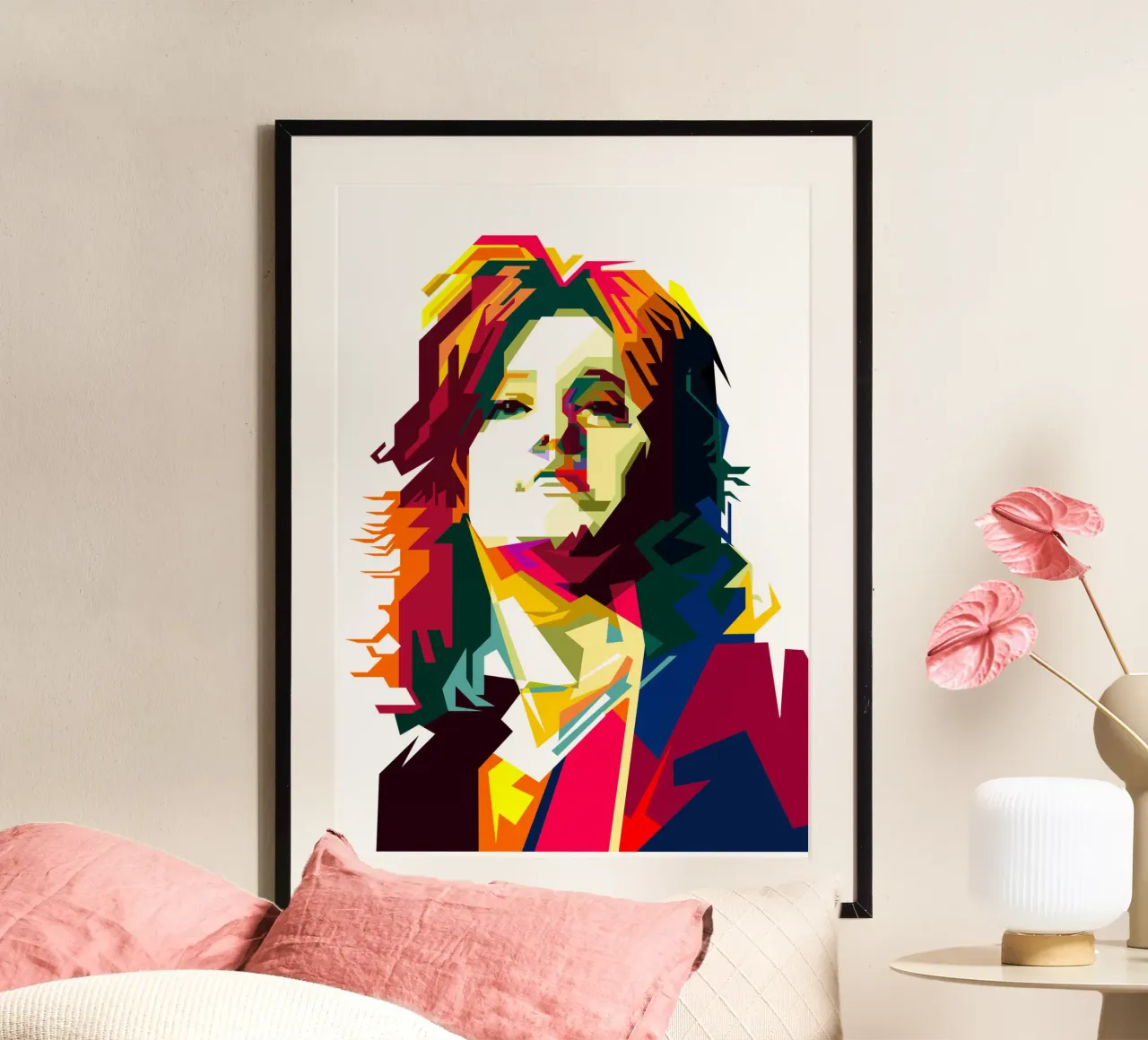 Suzi Quatro Strumblin' In Classic Rock Pop Art WPAP carta hahnemühle da Artkreator