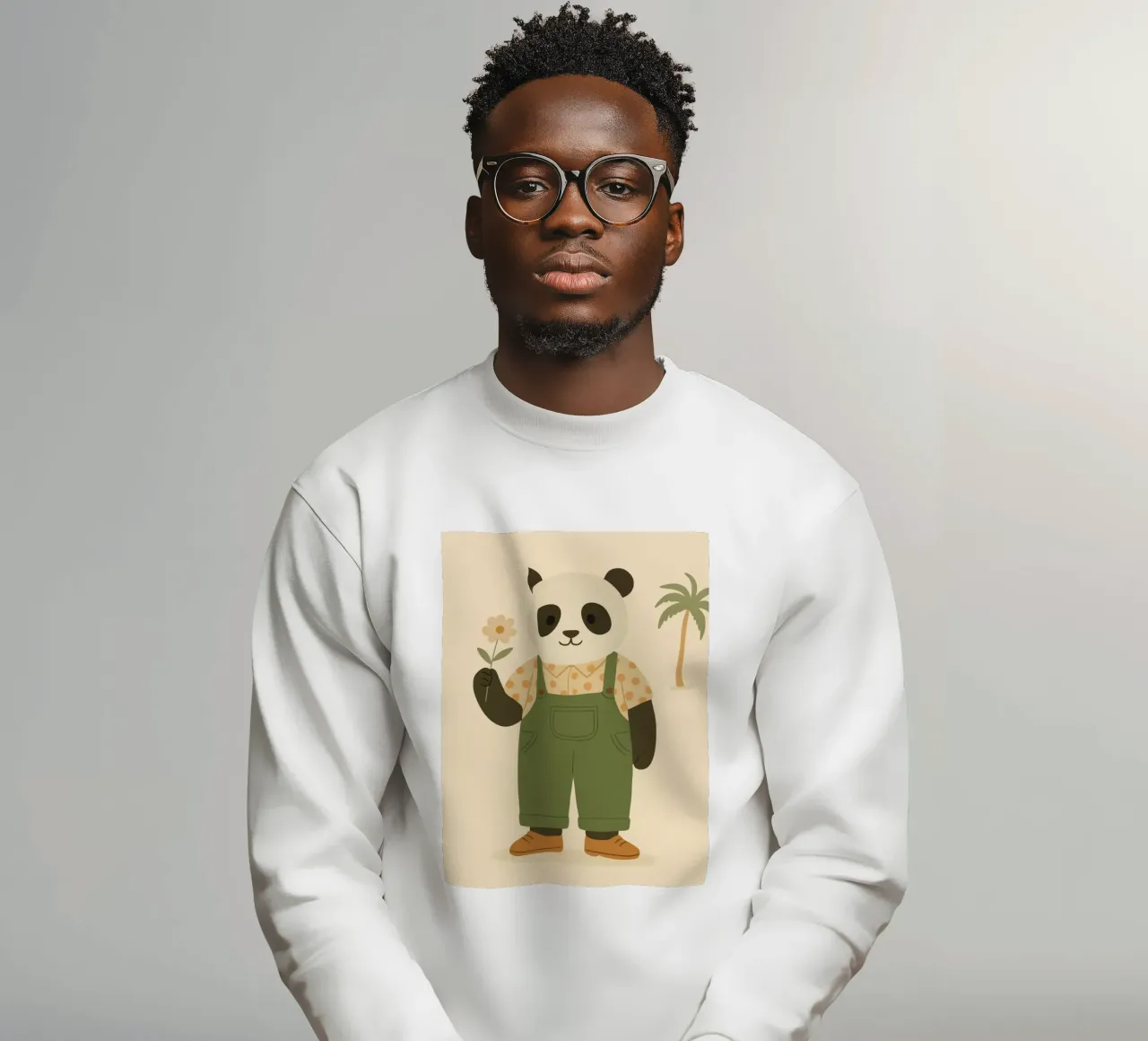 Il panda felpa da kokoprint
