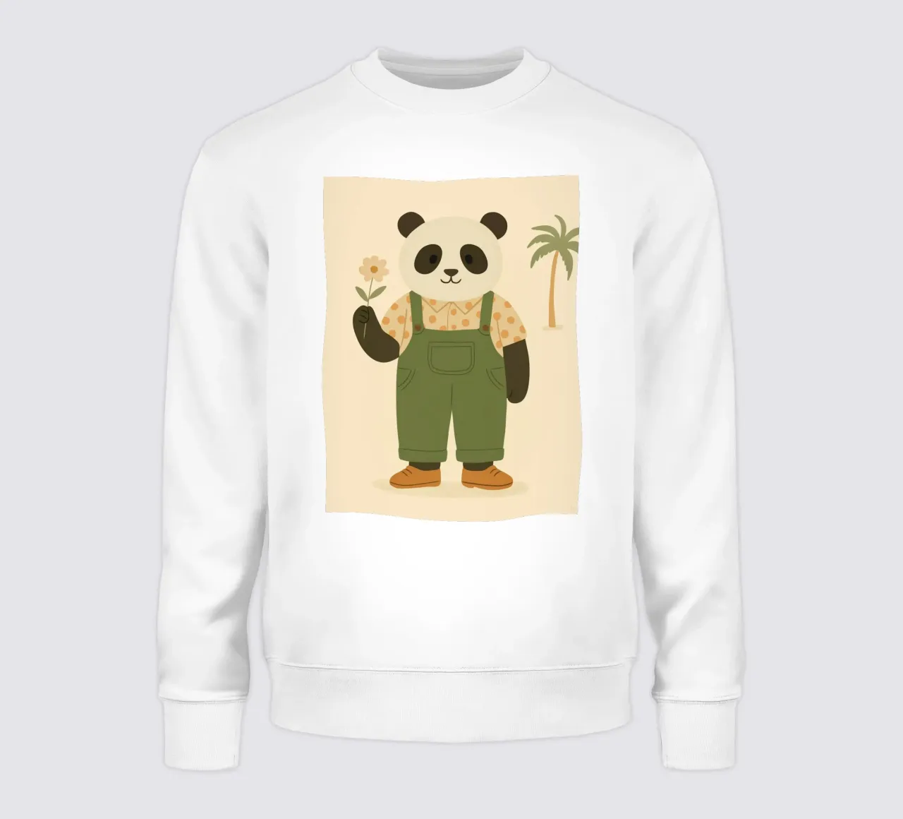 Il panda felpa da kokoprint