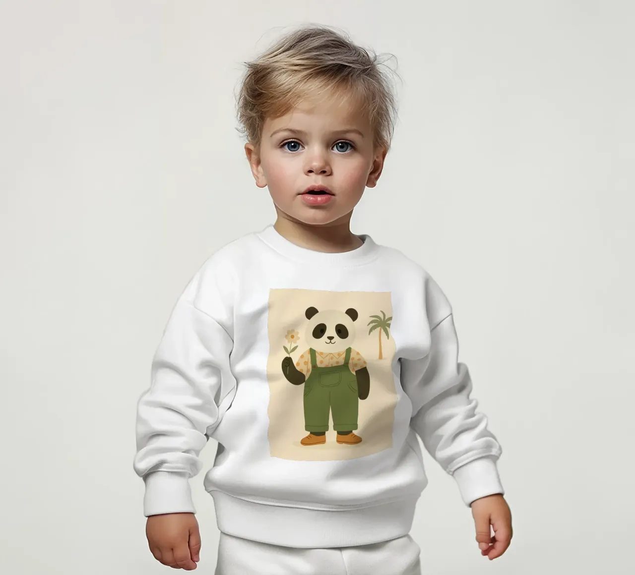 Il panda felpa neonato da kokoprint