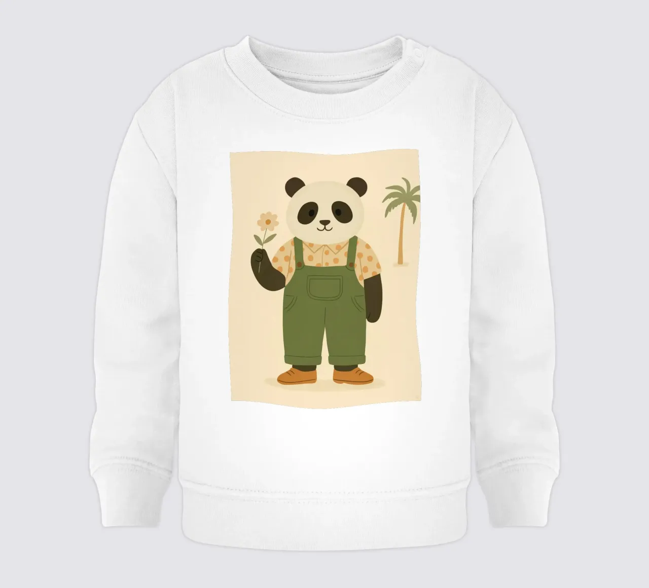 Il panda felpa neonato da kokoprint