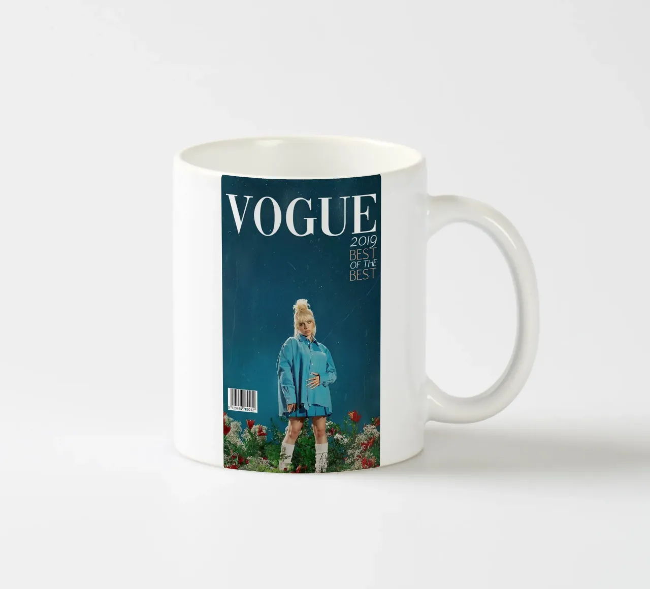 L'evoluzione di Billie Eilish Poster tazza in ceramica da bakeryy