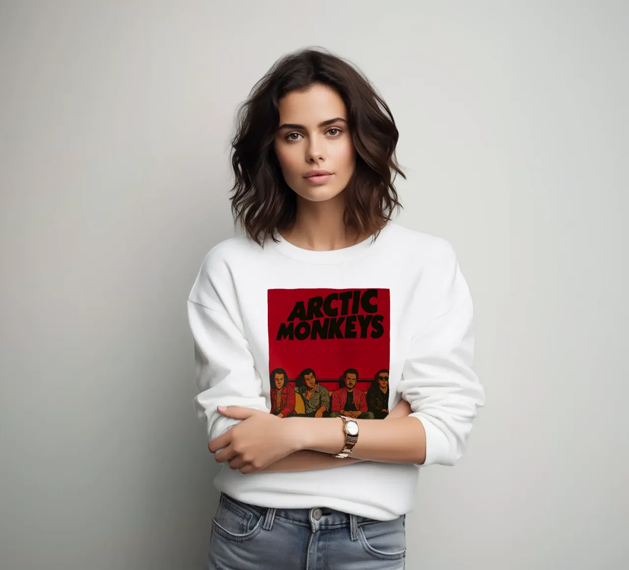 All Member Arctic Monkeys Poster felpa da GleYYY