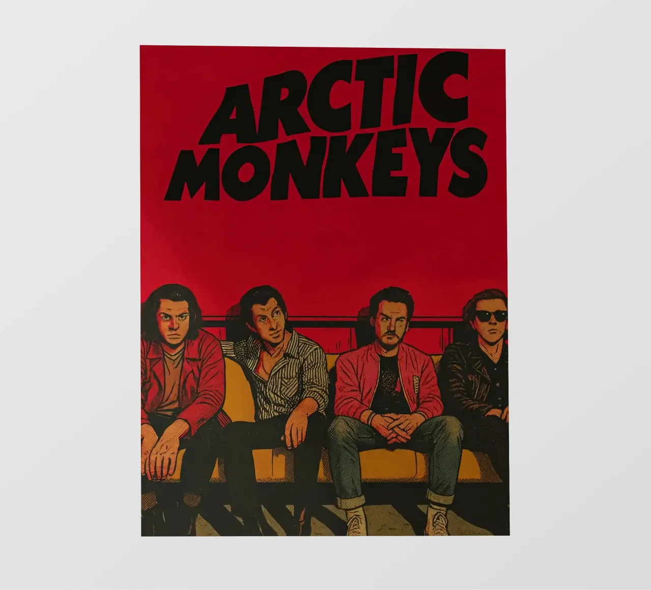 All Member Arctic Monkeys Poster pellicola backlit da GleYYY