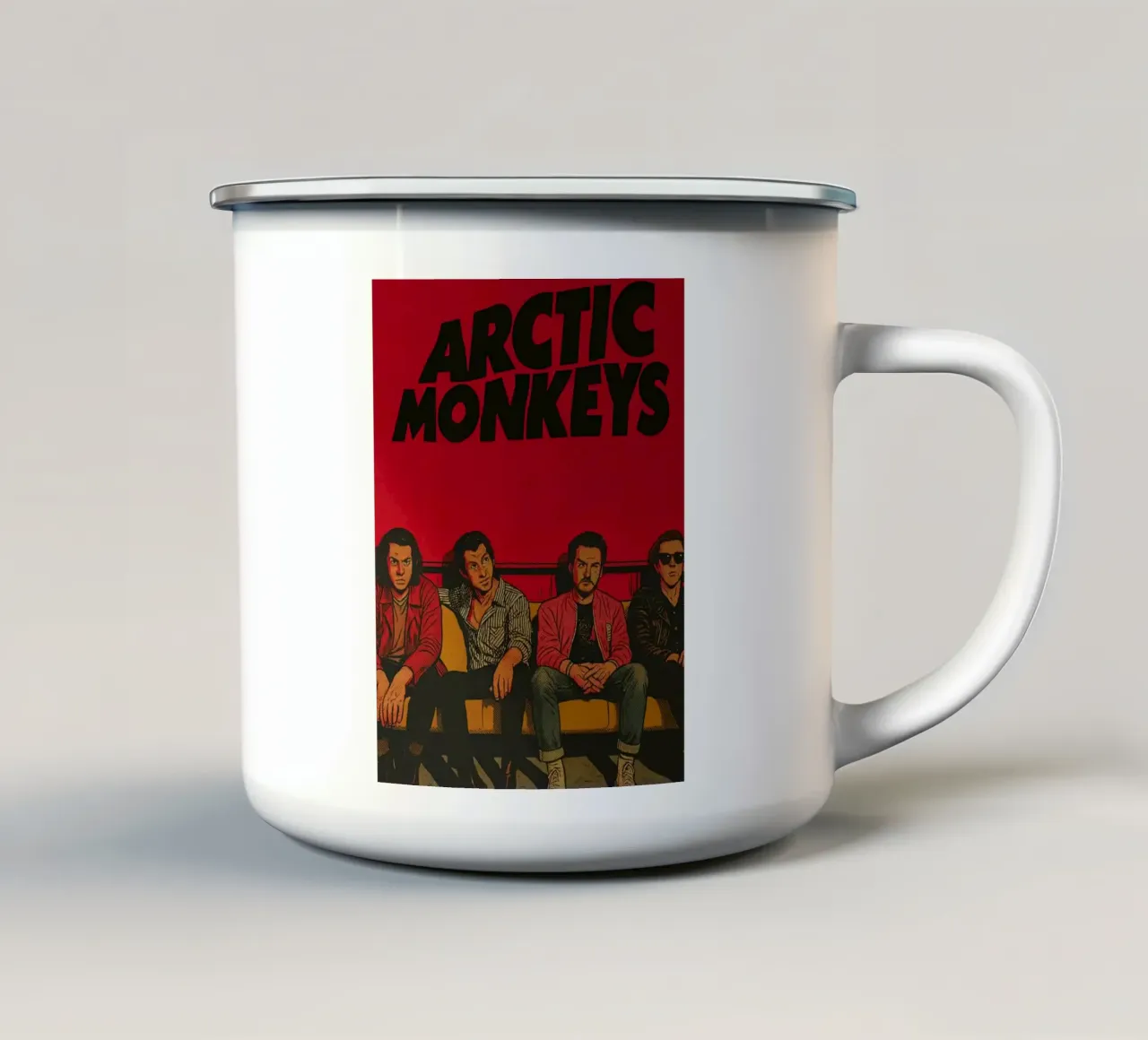 All Member Arctic Monkeys Poster tazza in smalto da GleYYY