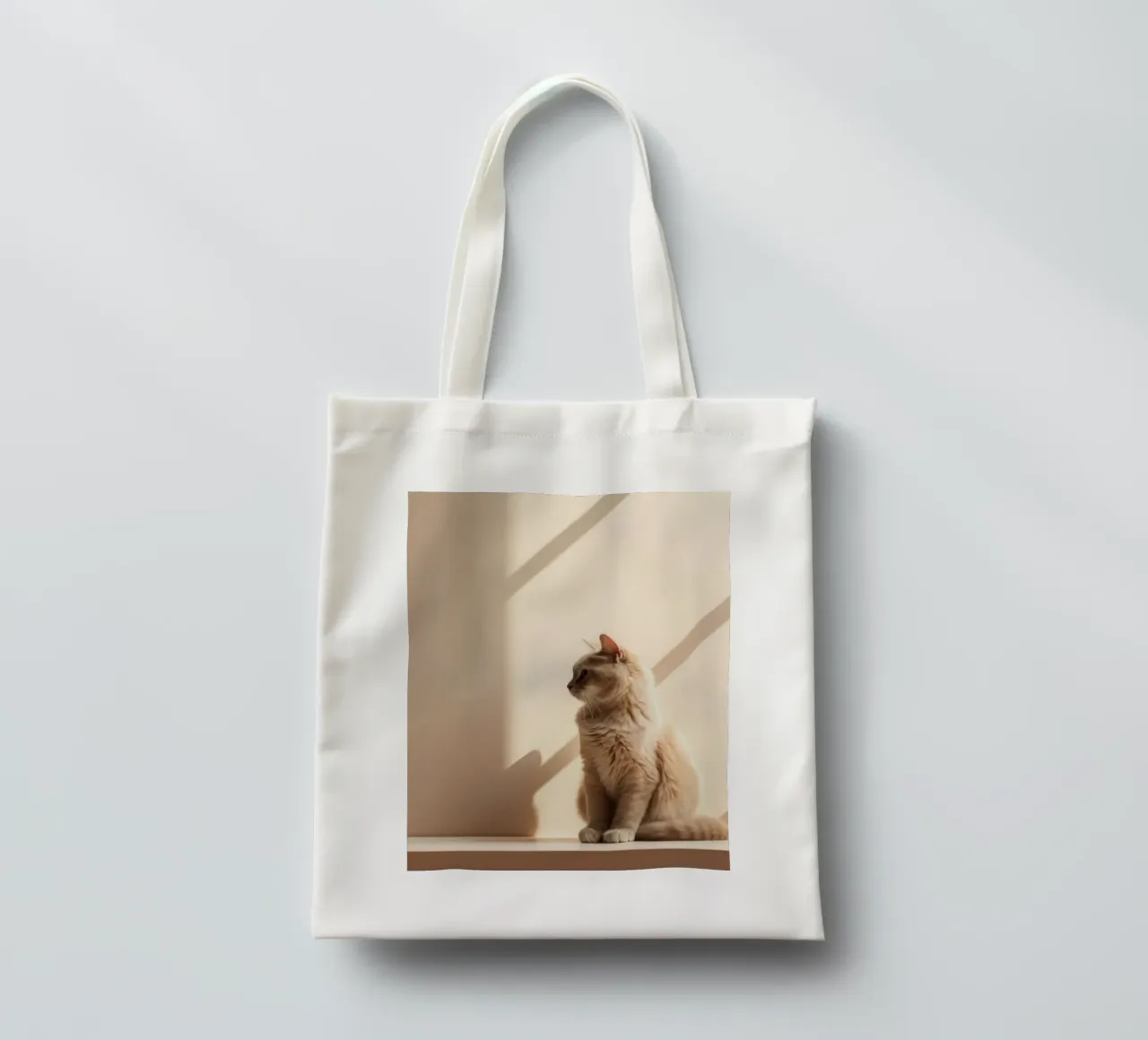 cat in shadow light borsa in juta da Fost