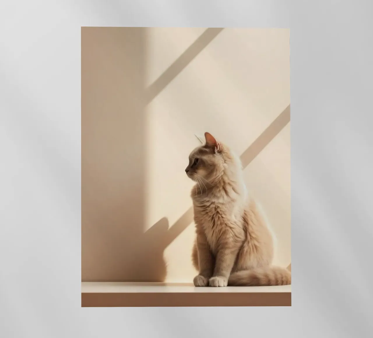 cat in shadow light pellicola backlit da Fost