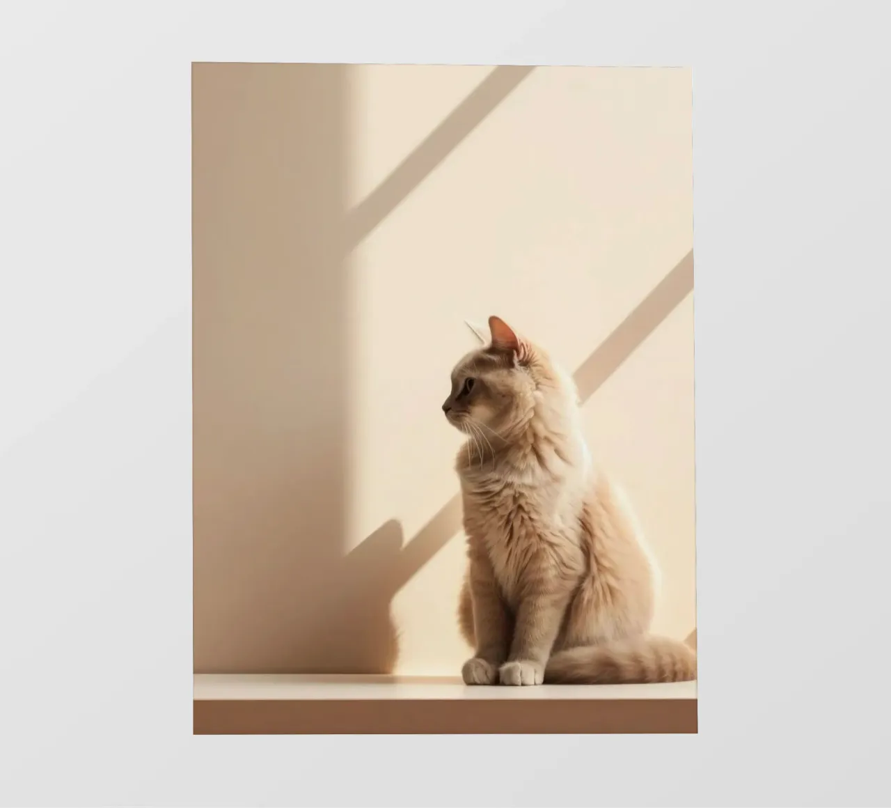 cat in shadow light pellicola backlit da Fost