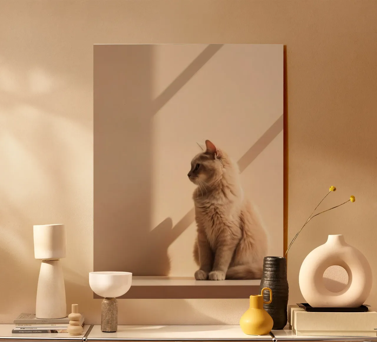cat in shadow light plexiglass da Fost