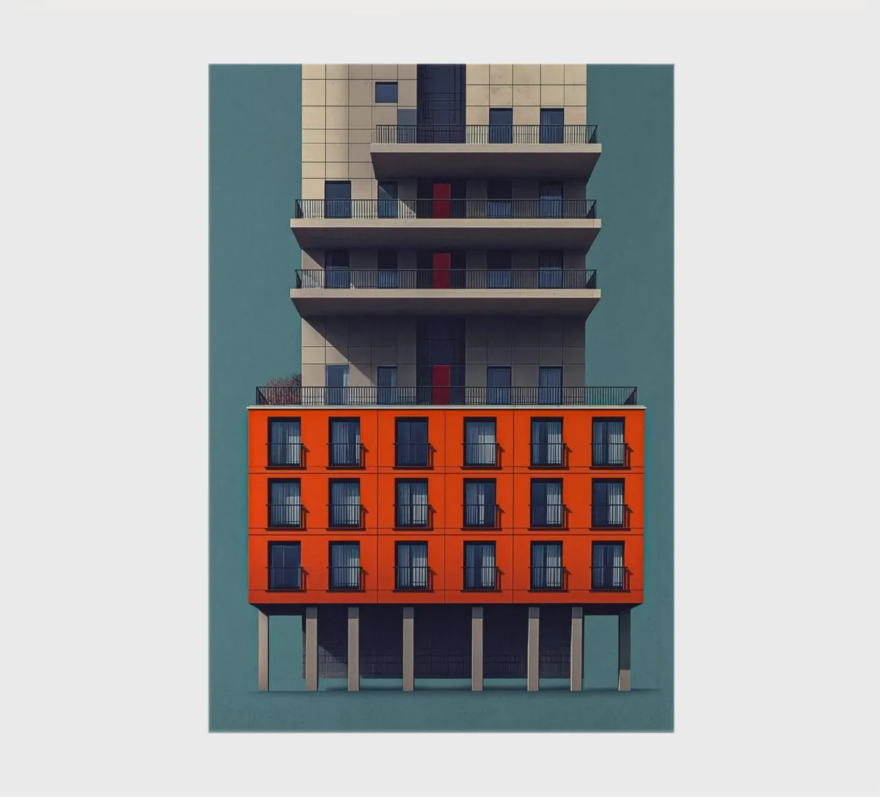 square window architect carnet de notes de Fost