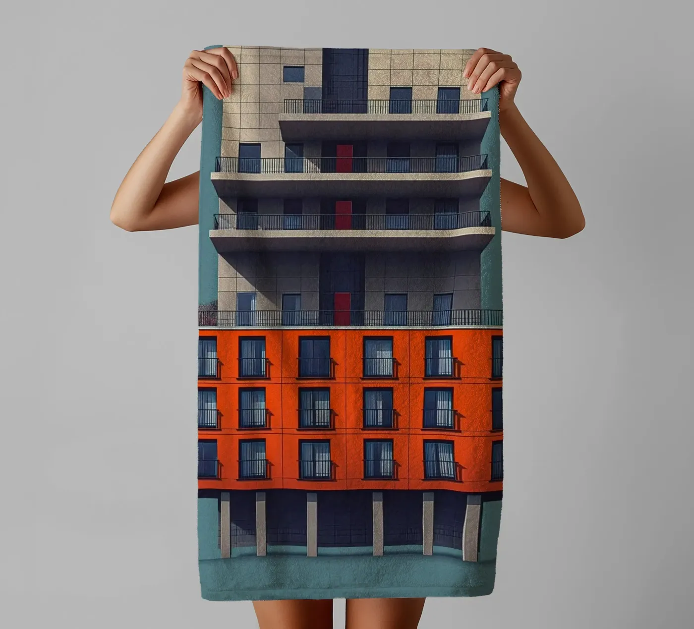 square window architect towel by Fost