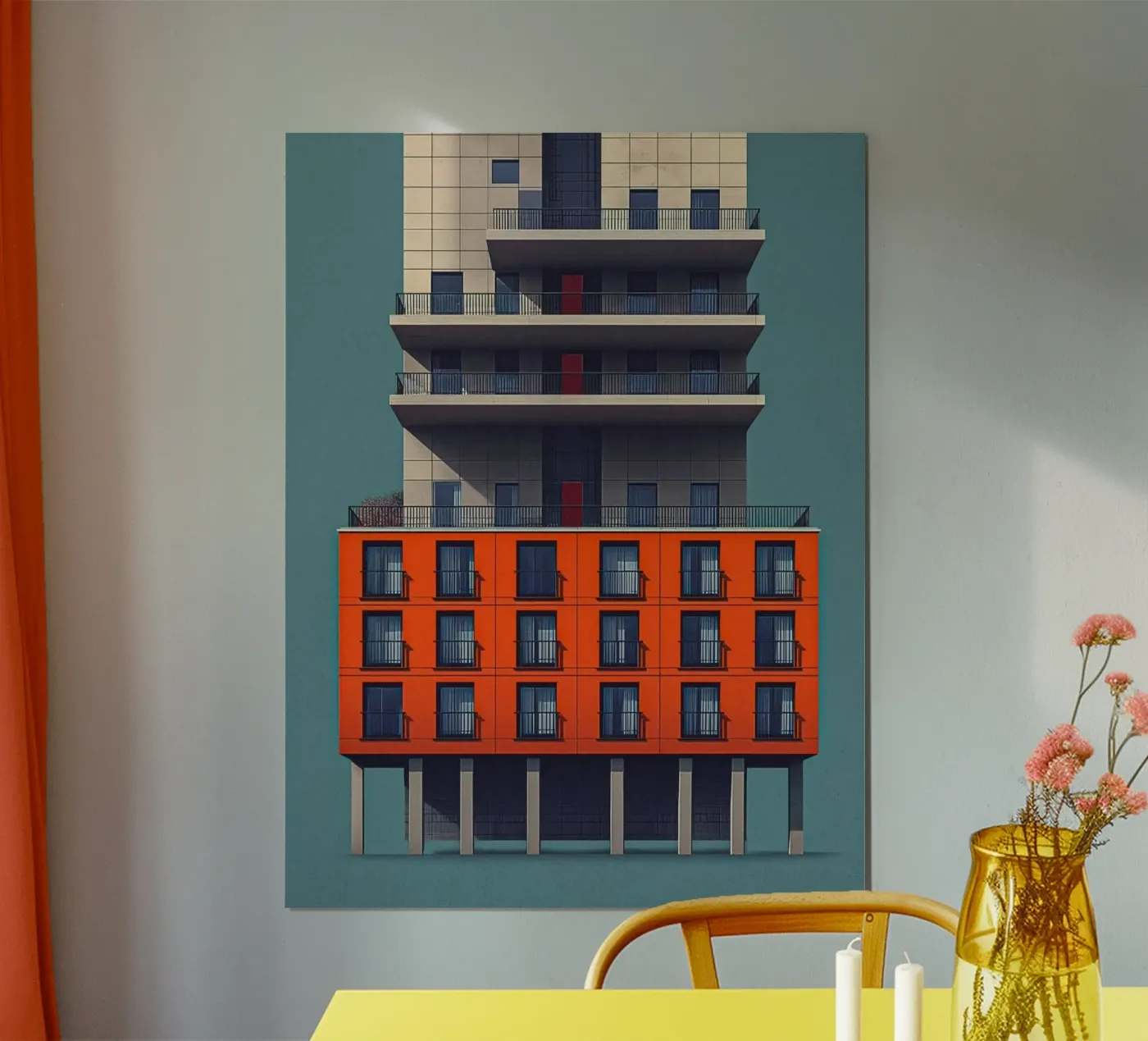 square window architect poster de Fost